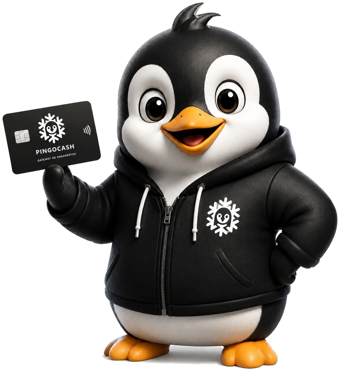 Pingo, o mascote da Pingocash